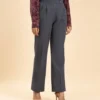 Charcoal Flare Cut Pant