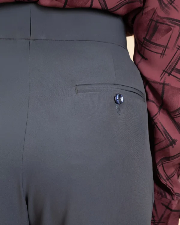 Charcoal Flare Cut Pant