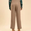 Beige Flare Cut Pant