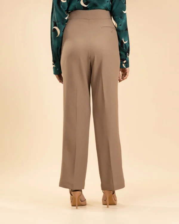 Beige Flare Cut Pant