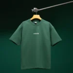Solid Dark Green Drop Shoulder