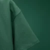Solid Dark Green Drop Shoulder